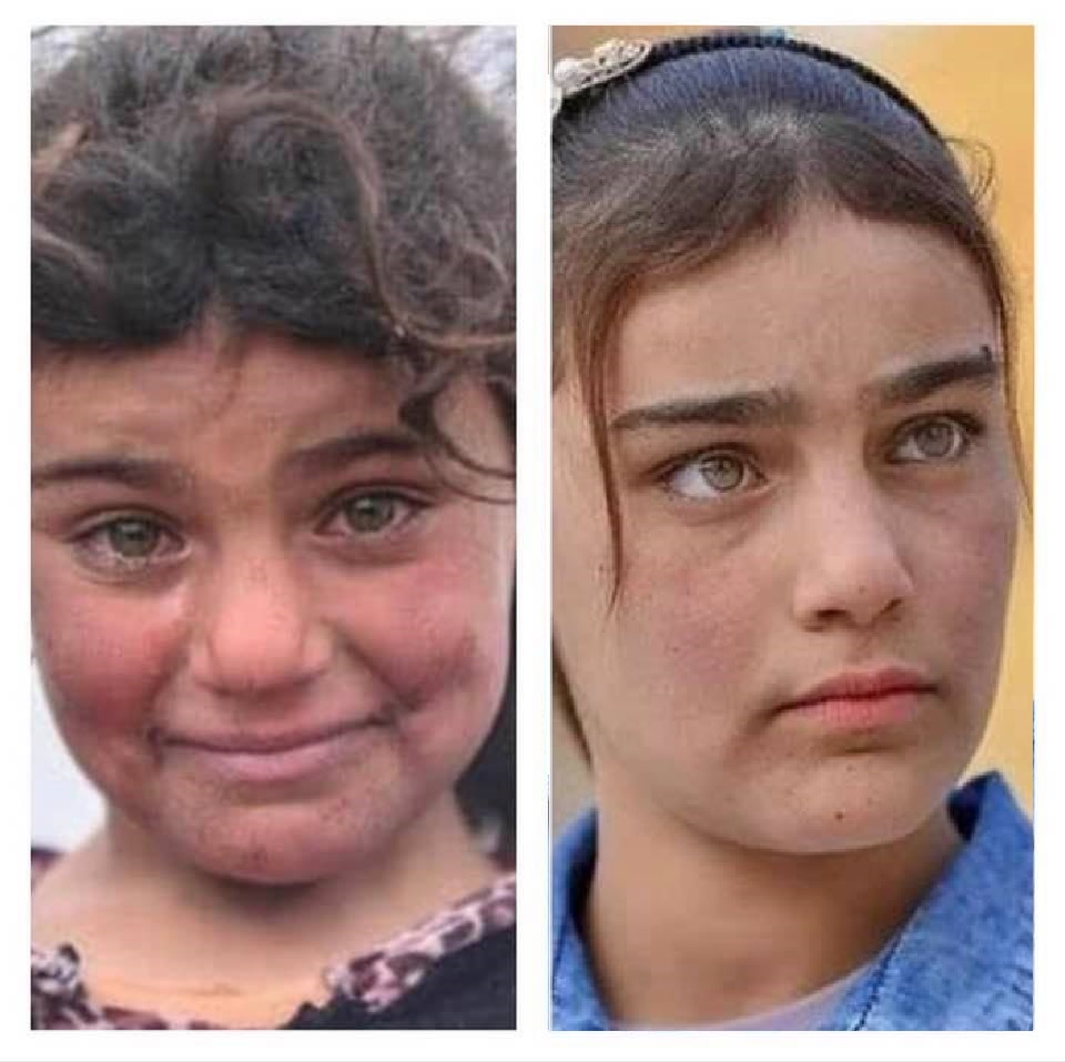 The girl nicknamed 'Mosul Mona Lisa': She became the face of the Kurds suffering under ISIS. She is now grown up and free