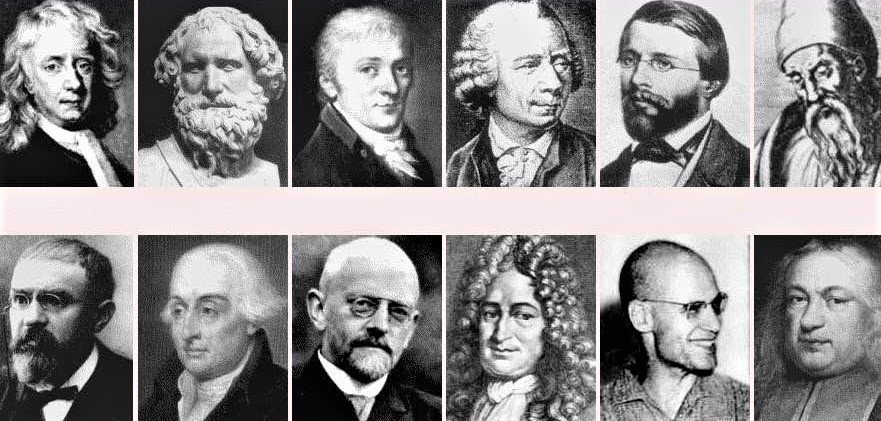 An all-male band of mathematicians: See if you can identify half of them
