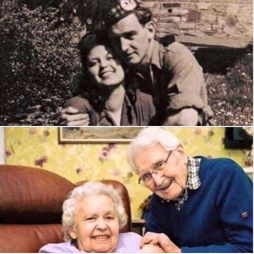 Married for 71 years: Edith Steiner, a Holocaust survivor, and John Mackay, the man who rescued her from Auschwitz (from a 2019 post)