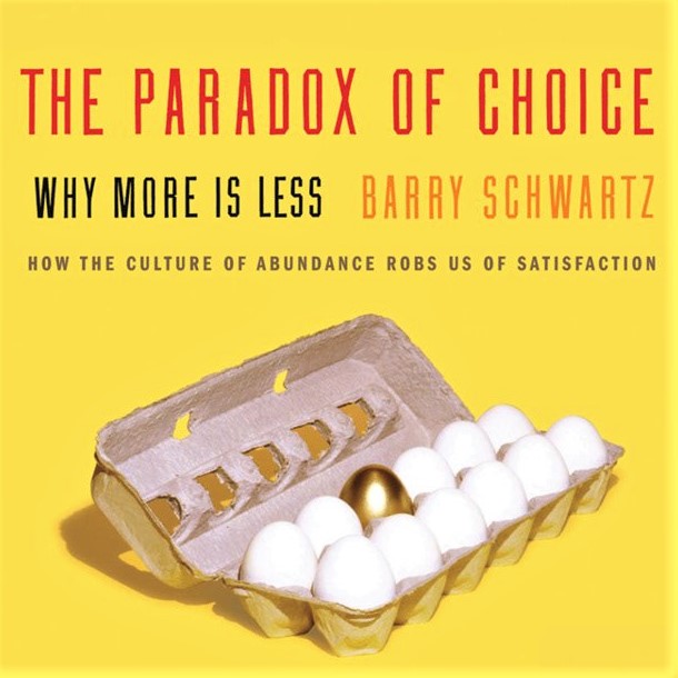 Cover image of Barry Schwartz's 'The Paradox of Choice'