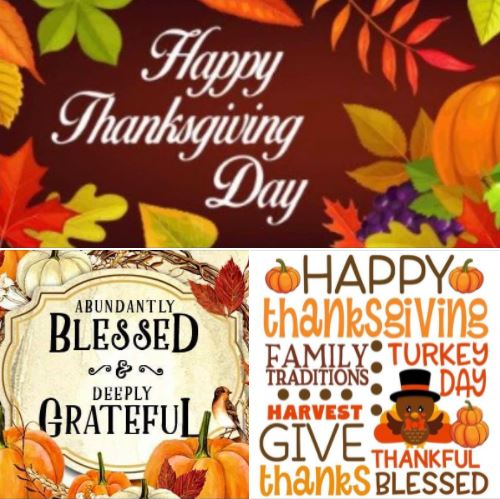 Happy Thanksgiving Day to all!