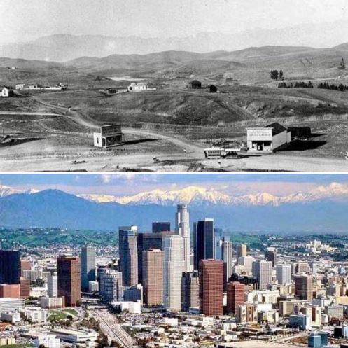 Downtown Los Angeles: Transformation over a century, 1901-2001