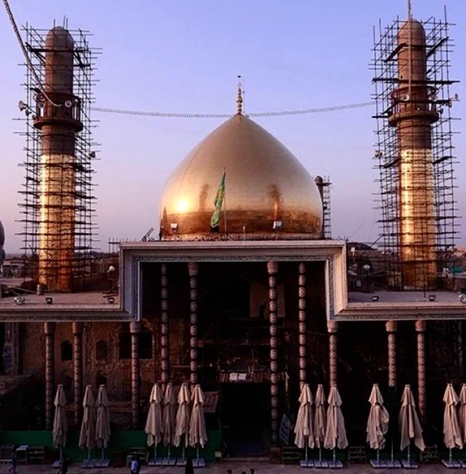 Golden mosque built in Iraq with funds from Iran