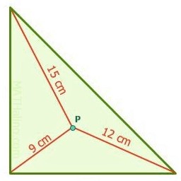 Math puzzle: Find the area of this isosceles right triangle