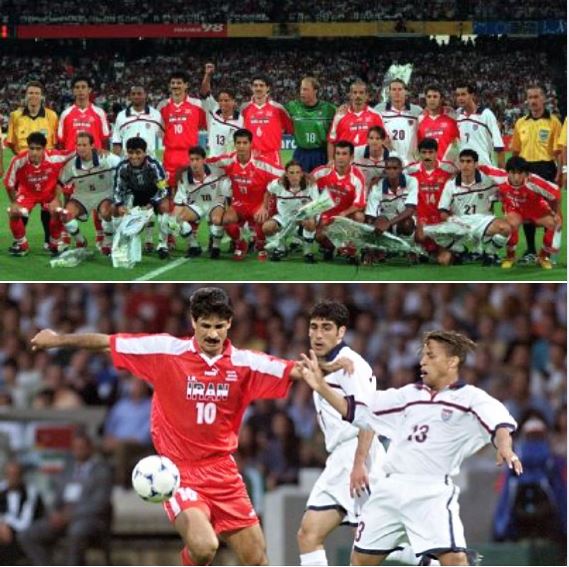 Throwback Thursday: The previous time USA and Iran faced each other in the World Cup was in 1998 (Lyon, France), with Iran prevailing 2-1