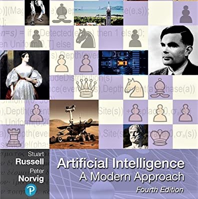 Cover image of AI textbook by Stuart Russell and Peter Norvig