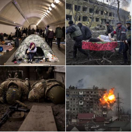 The war in Ukraine is one year old today: Photos of atrocities