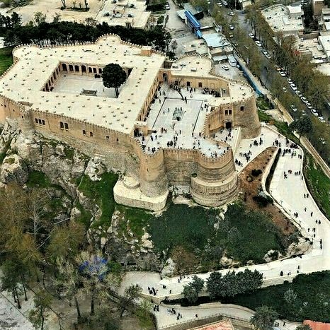 Iran's ancient architecture from the Sassanid Period: Falak-ol-Aflak Castle in the city of Khorramabad, Lorestan Province
