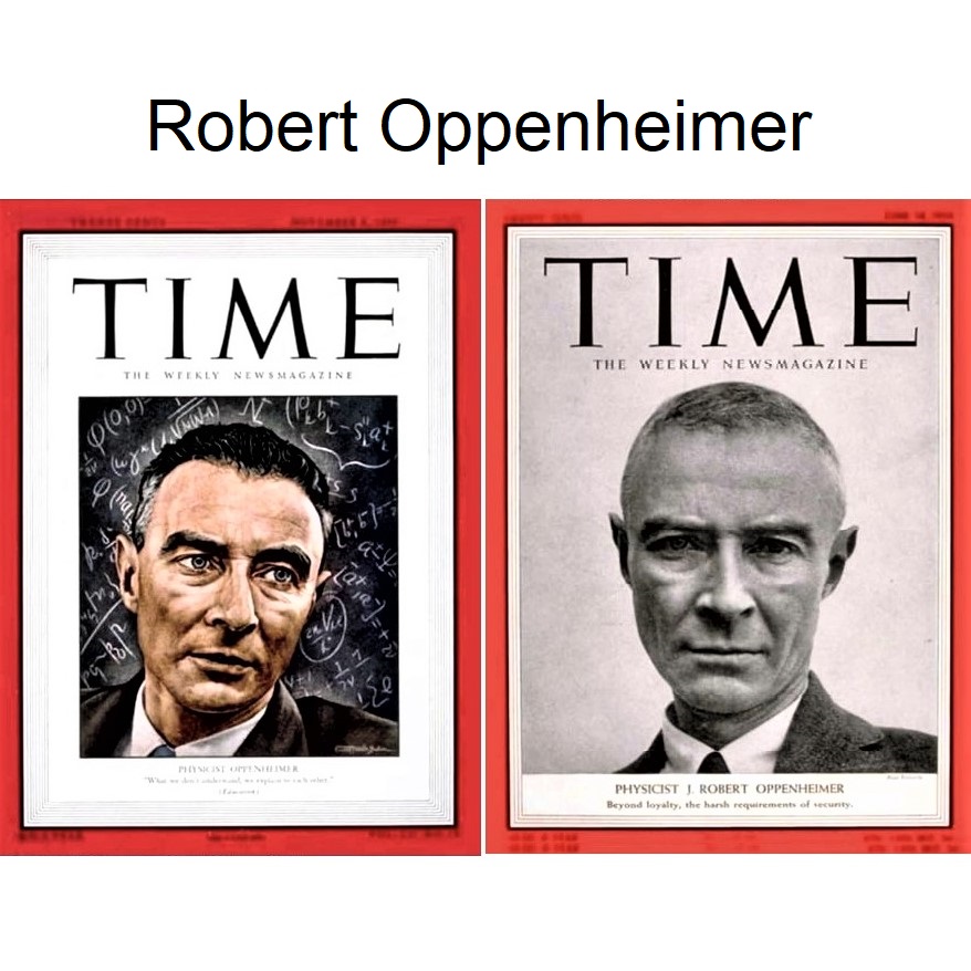 Physicist Robert Oppenheimer on Time magazine covers