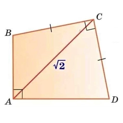 Math puzzle: Compute the area of the quadrangle ABCD