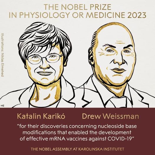 The 2023 Nobel Prize in Physiology or Medicine