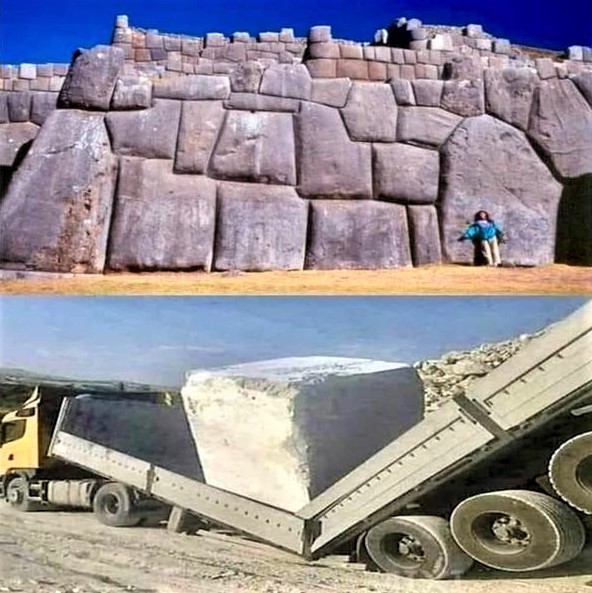 Perhaps we should reconsider the theory that huge boulders were transported to the sites of Egyptian Pyramids and other ancient structures, using primitive mechanical aids