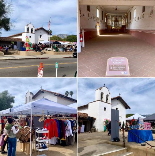 Sunday's Arts & Craft Market at Santa Barbara's historic El Presidio
