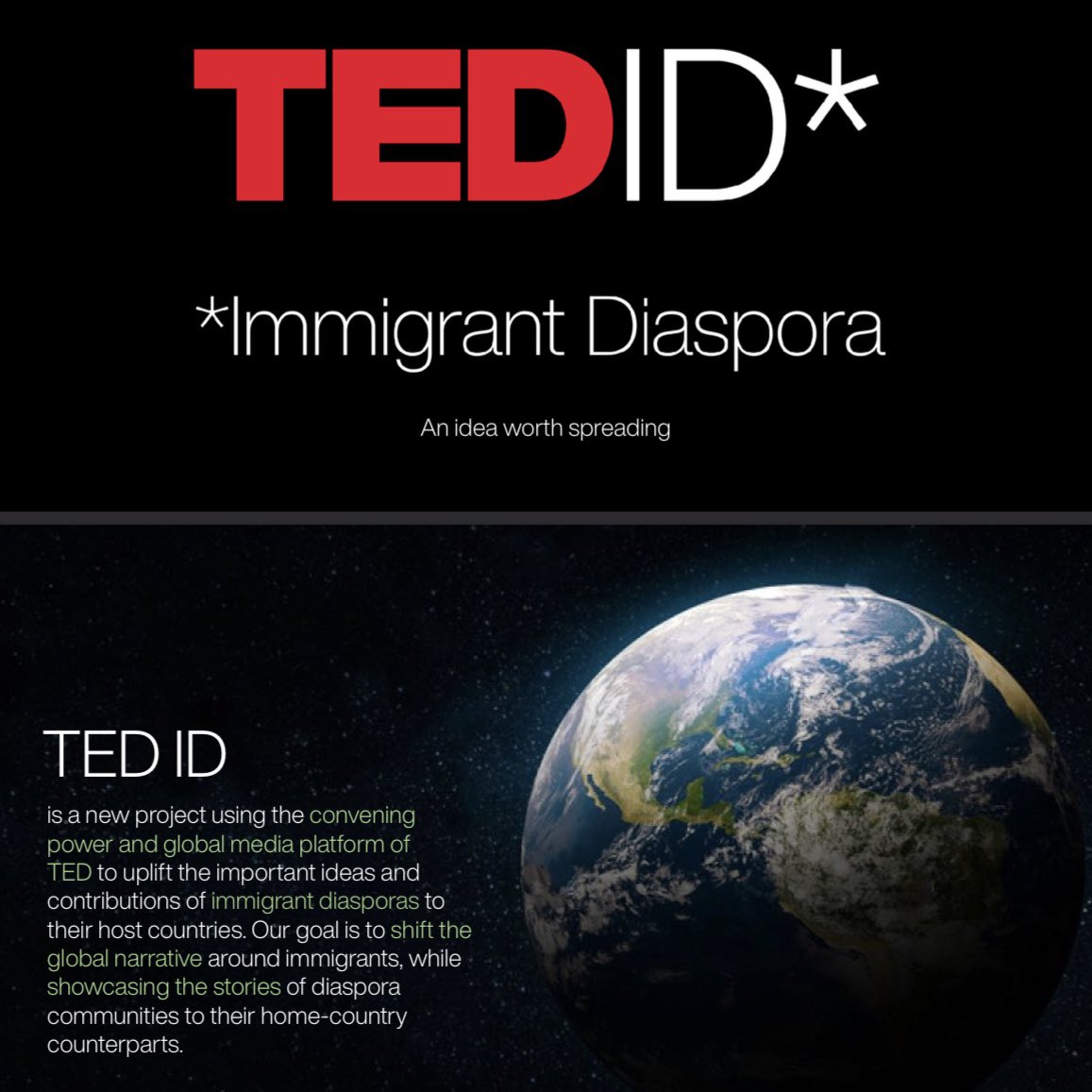 TED Immigrant Diaspora begins with an Iranian installment