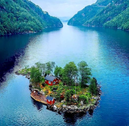 One of Norway's 200,000+ islands. Only Sweden has more islands than Norway