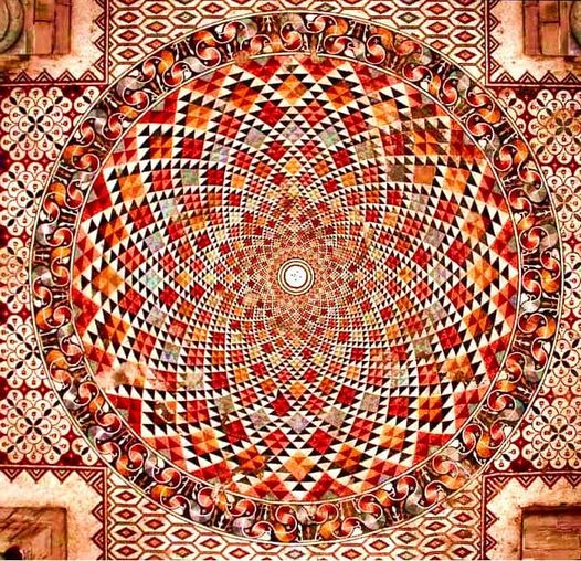 Mathematical art: Floor mosaic from Hisham's Palace, Jericho, 8th century CE